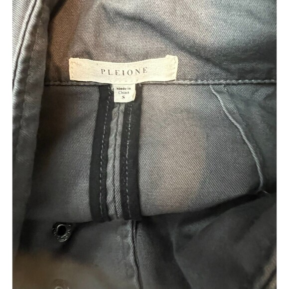 Pleione Anthropologie Cargo Vest Size S NWOT Gray Cinched Waist Military Style - Picture 8 of 12